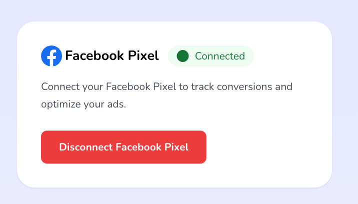 Store with ad tracking enabled